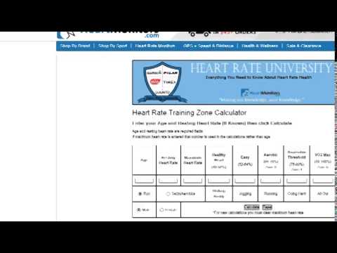 Aerobic Heart Rate Zone Chart