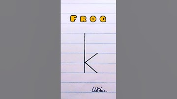 Draw a frog by 