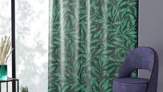 Curtains and mat, William Morris collection, Willow bough