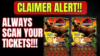 Claimer Alerthuge 2Nd Chance Win Watch To The End Lottery Scratch Off Tickets
