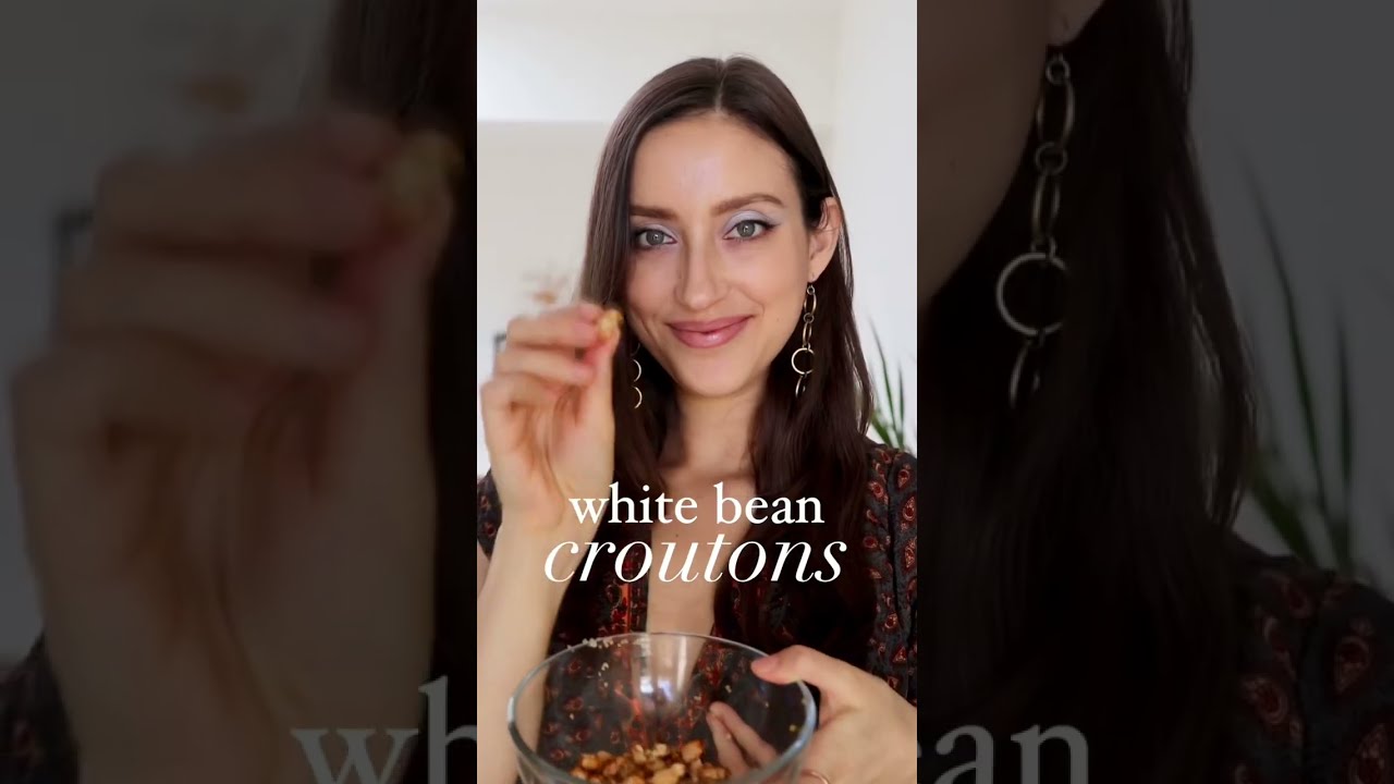 My favorite easy snack: Crispy White Beans! 🤍 