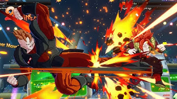 DBFZ 🤯🍋 Android 16 Krillin Trunks vs 🐦‍🔥 SS4 Gogeta SSB Vegeta DBS Broly