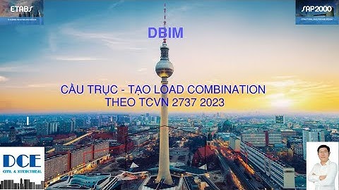 Phần 8-12: Cầu trục - Tạo load combination