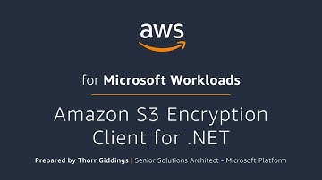 Amazon S3 Encryption Client for .NET