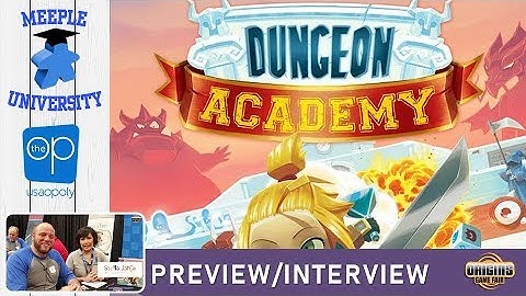 Dungeon Academy Board Game – Interview and overview at Origins 2019