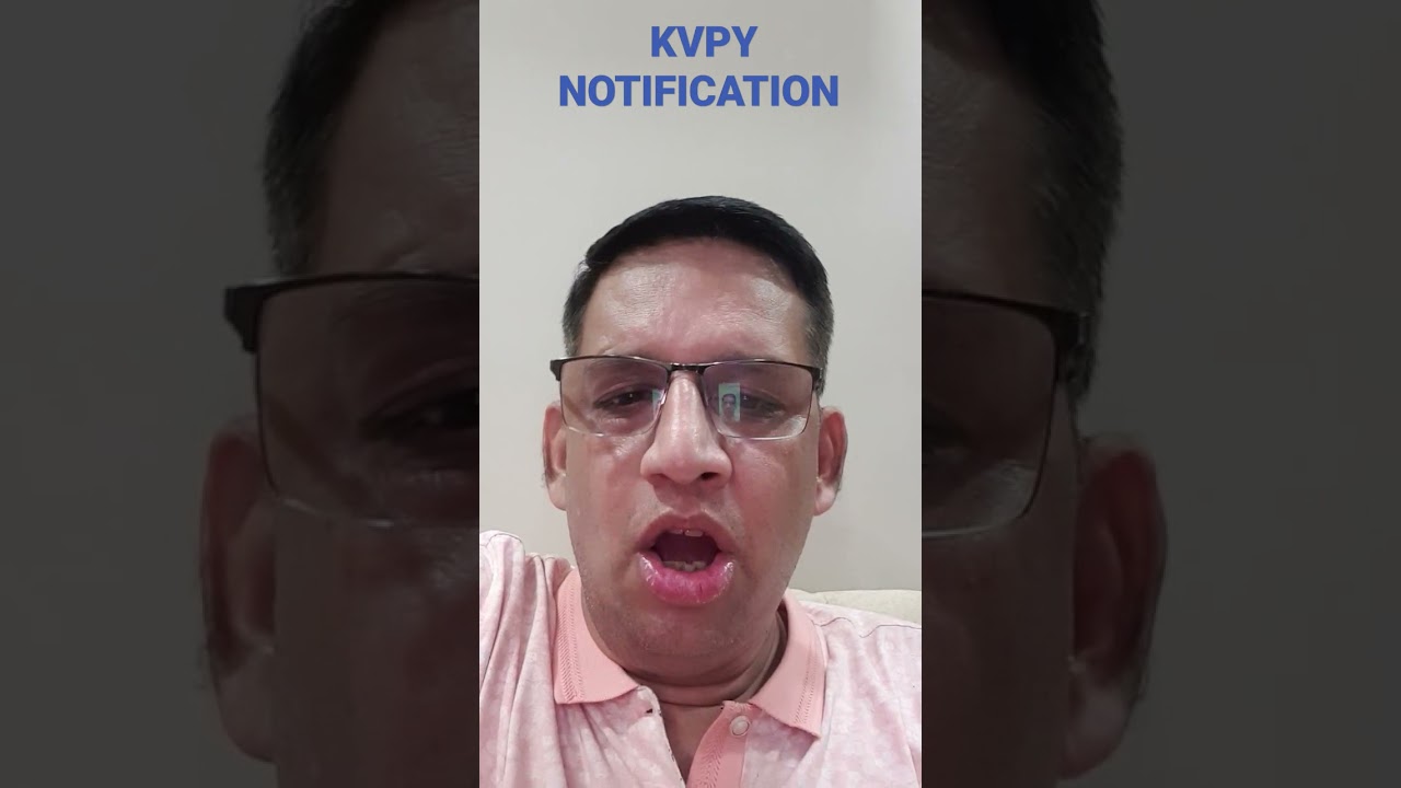 KVPY - 2021 NOTIFICATION