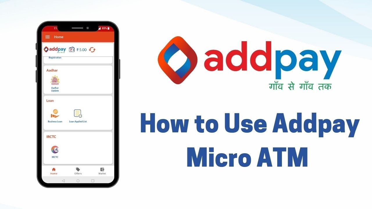 How to Use Addpay Micro ATM - YouTube