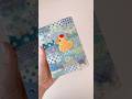 久しぶりに紙の本買ったからブックカバー作ってみた^ ^ #patchwork #アヒル隊長