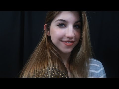 ASMR Hair Brushing (Soft Spoken) ~ Brushing Yours, too!