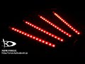 音に反応 [RGB] LEDバーライト(20cm×4分岐) ミュージックコントローラ付き 12V