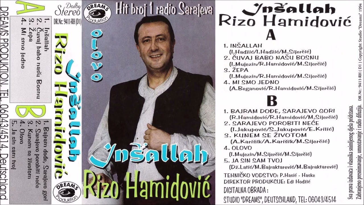 Rizo Hamidovic - Čuvaj babo našu Bosnu - (Audio 1994)