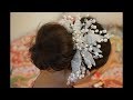 DIY Wedding Hair Comb/Свадебный гребень из бисера