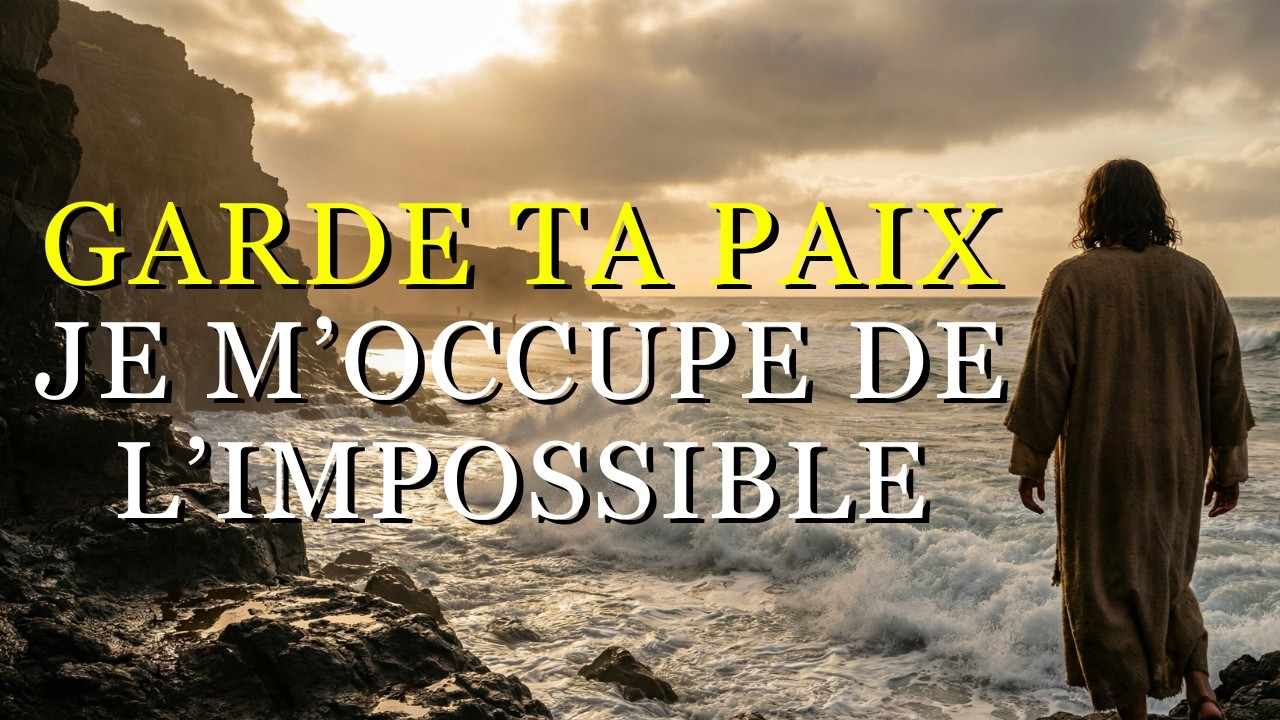 Dieu te dit AUJOURD’HUI : Mon fils, N’AIE PAS PEUR, je ME BATS pour TOI | Dieu est BON