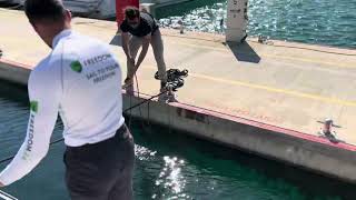 Nautitech 44 sailing Catamaran: training manoeuvres and Code zero in light wind in Croatia