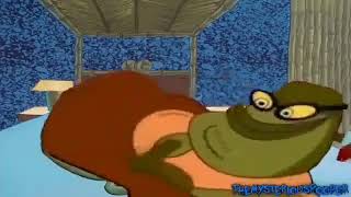 Bubble Bass Sits On Squidward