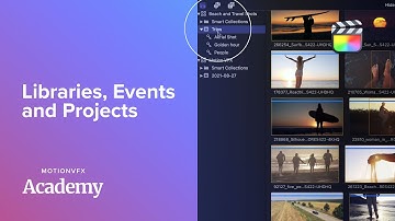 Libraries, Events and Projects — Final Cut Pro Lesson 02 - MotionVFX Academy