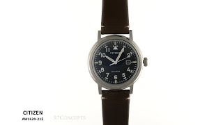 Citizen Aw1620-21E Pilot Zegarek Męski
