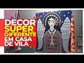 SUPER DIFERENTE E BAIXO CUSTO - CASA DE VILA TEM DECORAÇÃO COM ALMA, ARTE, GARIMPOS E JARDIM
