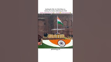 🇮🇳Happy Independence Day - Vande Mataram🇮🇳 #india #vishalogy_95 #independenceday #15august #redfort