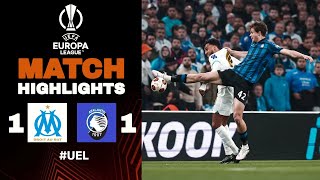 Marseille Atalanta | 1-1 | Highlights | Europa League 2023-24 | om atalanta