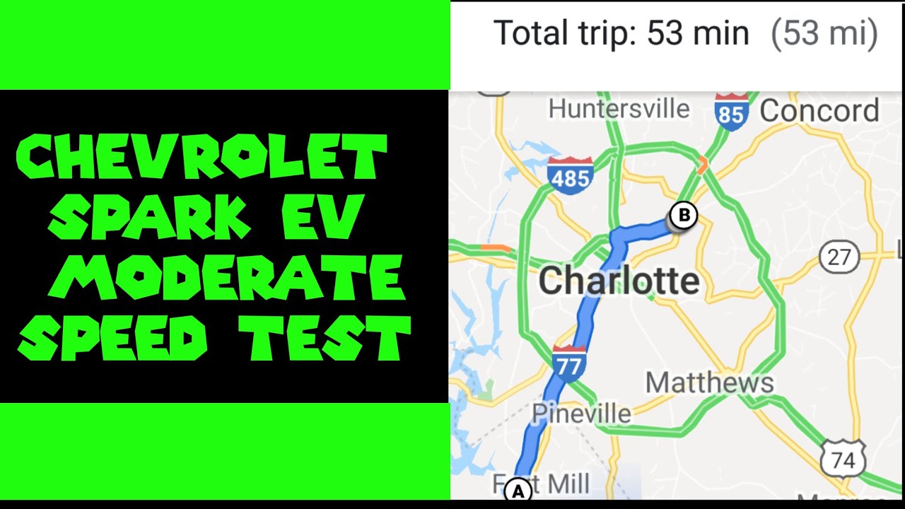 2015 Chevrolet Spark EV Moderate Highway Speed Test