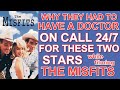 Why they had to HAVE A DOCTOR ON CALL 24/7 for these two STARS while filming THE MISFITS!