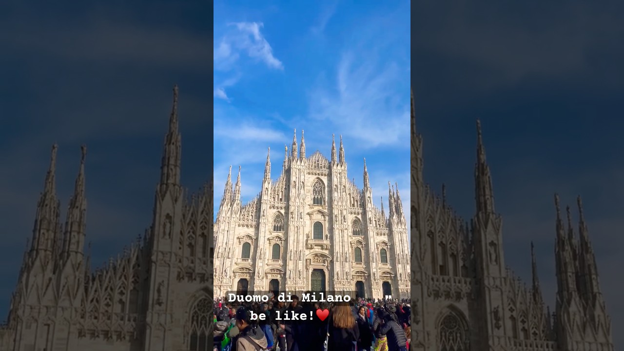 Милан ♥️ ()#europeanvacation #milano #milan#duomodimilano #milanese #travel #italy