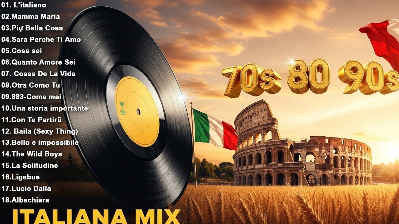 The Golden Age of Italian 'Amore' ❤️ | Iconic 70s 80s 90s Romantic Songs
