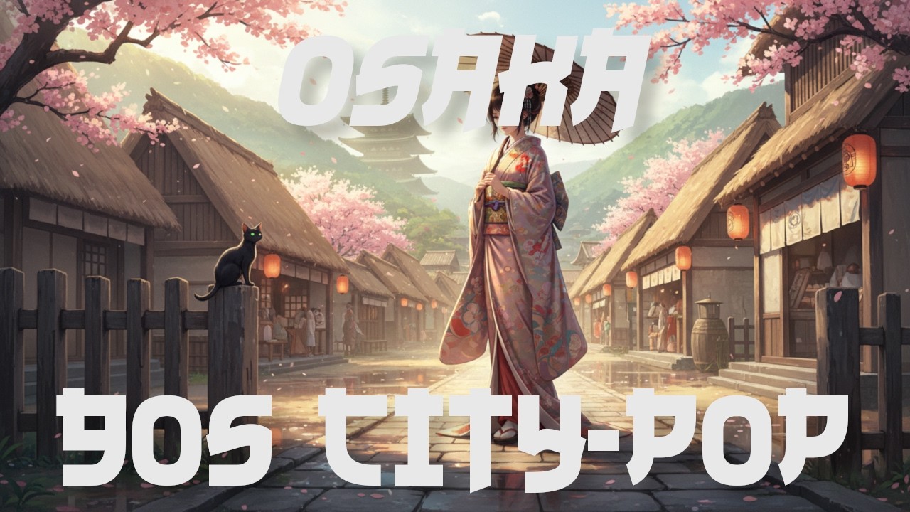 Osaka 大阪 Modern 90s City-Pop Playlist to get enough energy for the coming week