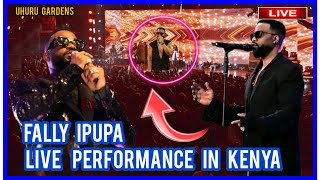 FALLY IPUPA LIVE PERFORMANCE IN KENYA | TIWA SAVAGE |NYANSHISK| FALLY  IPUPA IN KENYA |UHURU GARDENS