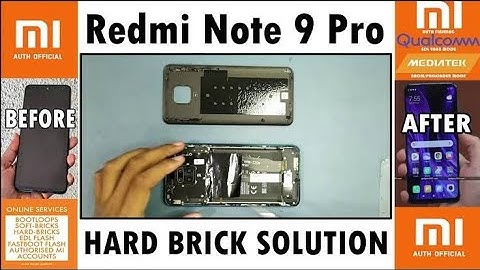 Redmi Note 9 Pro Hard Bricked Unbrick | Xiaomi Authorized Flashing full Process Hindi
