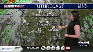 KNOE Saturday Evening Forecast with Meteorologist Abby Ezell