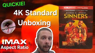 Sinners 4K Standard Edition Unboxing | Red Eye Reviews