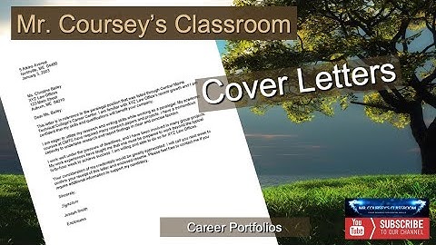 OBJ8: How to Write a Cover Letter