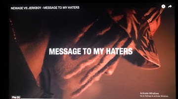 NEWAGE JERKBOY - MESSAGE TO MY HATERS ( OFFICIAL MUSIC VIDEO )