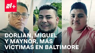 Ellos eran Dorlian, Maynor y Miguel, víctimas del colapso de puente en Baltimore  En Punto