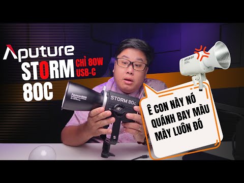 Xài thử Aputure Storm 80c: Nhỏ, đẹp, sáng, tiết kiệm!