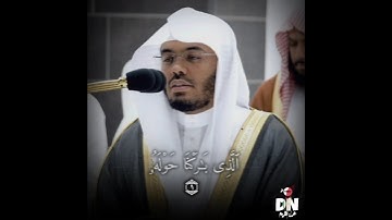 سورة الاسراء من الايه ١ إلى ٣ بصوت الشيخ ياسر الدوسري ❤️ #dark_ninja