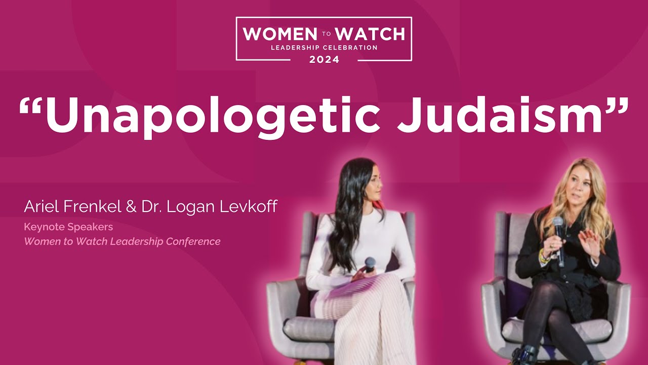Ariel Frenkel & Dr. Logan Levkoff Keynote Discussion - JWI's 2024 Women to Watch