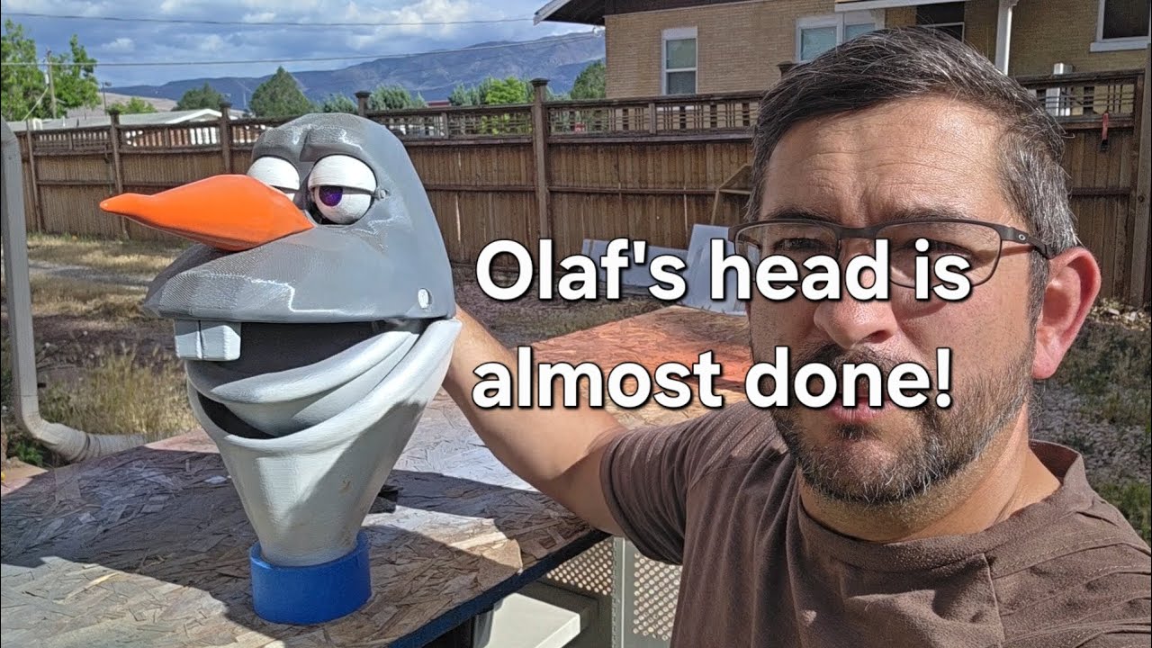 Building Olaf From Frozen For Our Community Play!!! - YouTube