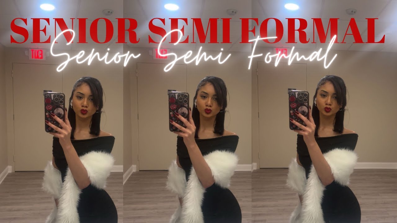 senior semi formal vlog! 