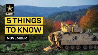 5 Things to Know | November 2022 | U.S. Army