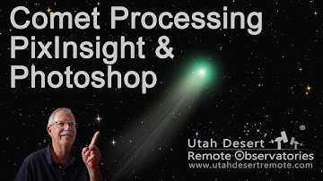 Comet Processing in PixInsight and Photoshop