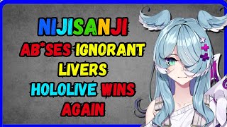 Nijisanji a*uses ignorant livers, hololive wins again