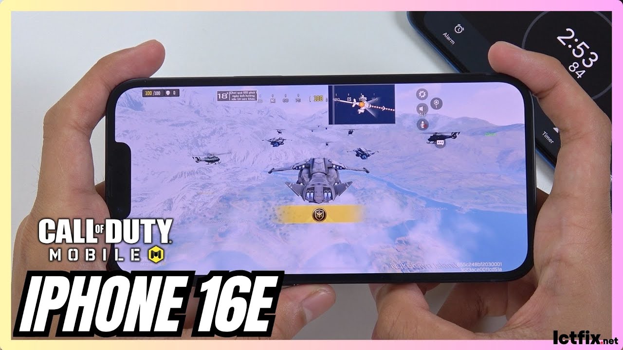 iPhone 16e Call of Duty Mobile Gaming test CODM | Apple A18