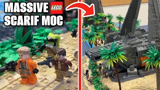 We Built a GIANT LEGO Scarif BATTLE!