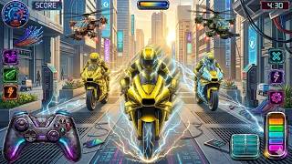 Bike Racing Gameplay - Moto Star FRK - Motorbike VS Superbike Race in Dangerous Track - Bikegame #15 screenshot 5