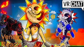 Venom Reacts to: Sun and Moon transform into eclipse in Vrchat