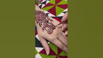 Learn Easy steps henna ✨ #shorts #youtubeshorts #mehendi #fyp