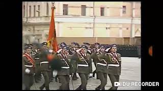 117 военный парад на Красной Площади, посвященный 73 годовщине  Октябрьской революции